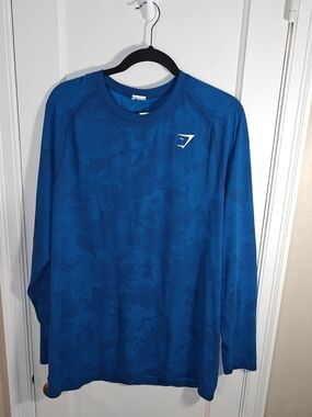 Gymshark Geo Seamless Long Sleeve Athletic T-shirt